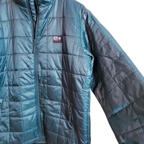 Element Wolfeboro Track Ultralight Puffer Jacket Winter Waterproof Coat Green XL - Picture 4 of 16